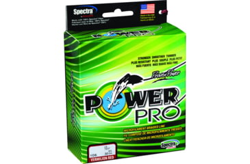 Image of Power Pro Spectra Braided Fishing Line 5lb 150yd Vermillion Red, 21100050150V