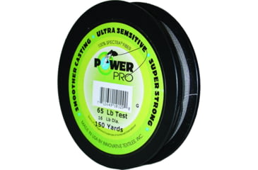 Image of Power Pro Spectra Braided Fishing Line 65lb 100yd Green, 21100650100E
