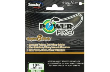 Image of Power Pro Super 8 Slick Aqua Green 150 yds. - 10 lb. Test, Green 067219
