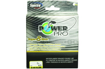 Image of Power Pro Super 8 Slick Braided Fishing Line 15Lb 300 Yd Hi-Vis Yellow, 31100150300Y