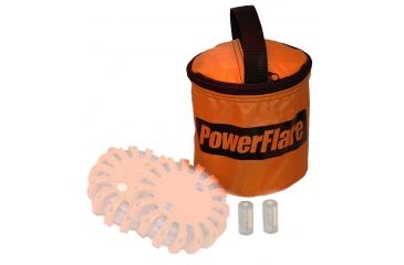 Image of Powerflare Carry Bag for PF-200 Safety Lights - Holds up to 2 Units, Orange BAG2-O