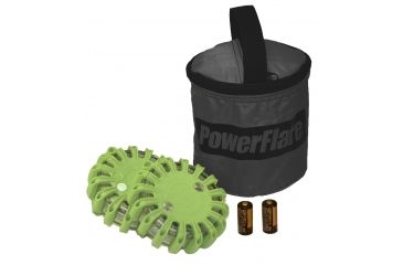 Image of Powerflare PF-200 Softpack,  2 Safety Lights,Amber LED,Black Bag,2 Batteries, Olive Drab Shell SP2BK-A-OD