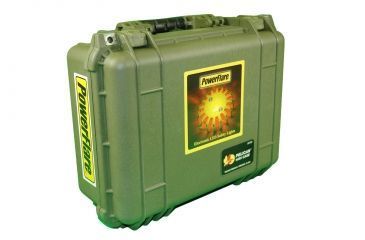 Image of Powerflare PF-200 Incident Command Pack - 24 Lights,Amber LED,Black Case,24 Batteries,Olive Drab Shell PFPACK24BK-A-OD