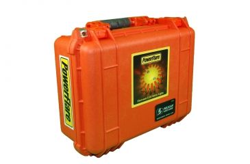 Image of Powerflare PF-200 Incident Command Pack - 24 Lights,Amber LED,Black Case,24 Batteries,Orange Shell PFPACK24BK-A-O