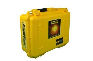 Image of Powerflare PF-200 Incident Command Pack - 24 Lights,Amber LED,Black Case,24 Batteries,Yellow Shell PFPACK24BK-A-Y