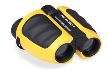 Image of Praktica Marine Flotilla Binoculars, 10x30mm, Roof Prism, Yellow, MHFL1030Y