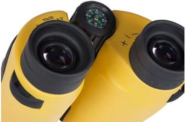 Image of Praktica Marine Flotilla Binoculars, 10x30mm, Roof Prism, Yellow, MHFL1030Y