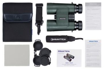 Image of Praktica Odyssey 10x42 Binoculars, Green PRA139