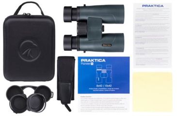 Image of Praktica Pioneer R Binoculars, 8x42mm, Roof Prism, Blue, PRR0842BL