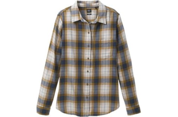 Image of prAna Alfie Flannel - Women's, Small, Latte, 1962591-253-S