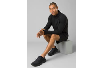 Image of prAna Altitude Tracker 1/4 Zip II - Mens, Black, Large, 1972591-001-ST-L