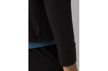 Image of prAna Altitude Tracker 1/4 Zip - Mens, Black, S, 1963891-001-ST-S