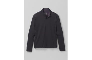 Image of prAna Altitude Tracker 1/4 Zip - Mens, Black, S, 1963891-001-ST-S