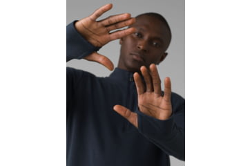 Image of prAna Altitude Tracker 1/4 Zip - Mens, Nautical, L, 1963891-400-ST-L