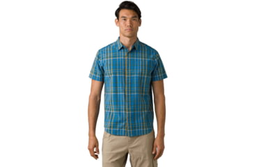 Image of prAna Benton Shirt - Mens, Blue Waters, M, 1970201-400-ST-M