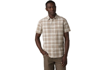 Image of prAna Benton Shirt - Mens, Chalk, L, 1970201-100-ST-L