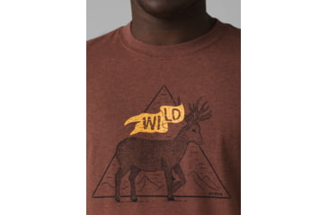 Image of prAna Buck Wild Journeyman 2 T-Shirt, Clove Heather, Large, 1966771-600-ST-L