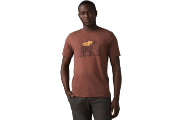 Image of prAna Buck Wild Journeyman 2 T-Shirt, Clove Heather, Large, 1966771-600-ST-L