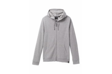 Image of prAna Cardiff Fleece Full Zip - Men's, Large, Heather Grey, 1968001-020-ST-L