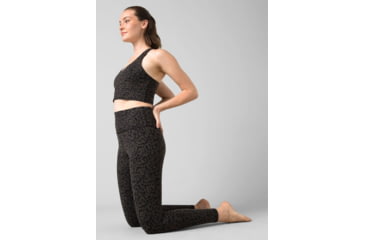 Image of prAna Chakara 7/8 Legging - Womens, Dark Iron Wild, Small, 1972201-020-S