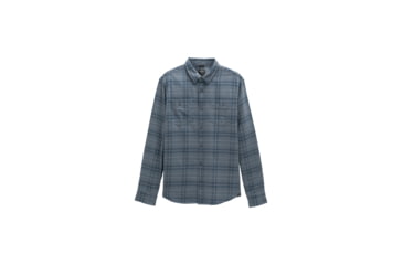 Image of prAna Dolberg Flannel Shirt - Mens, Weathered Blue, Extra Large, 1964361-403-XL