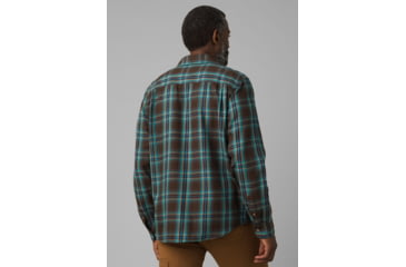 Image of prAna Dolberg Flannel Shirt, Pumpernickel, Small, 1964361-200-ST-S