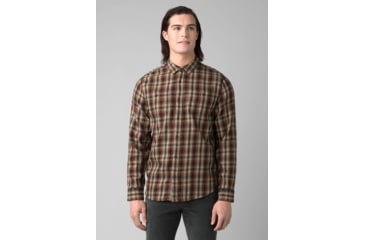 Image of prAna Dolberg Flannel Shirt, Sandbar, Extra Large, 1964361-251-SL-XL