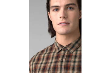 Image of prAna Dolberg Flannel Shirt, Sandbar, Extra Large, 1964361-251-SL-XL