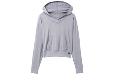 Image of prAna Eileen Hoodie - Womens, Heather Grey, Large, 1968261-020-L