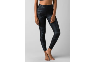 Image of prAna Electa Legging II Printed - Women's, Small, Multi Black Camo, 1972051-001-S