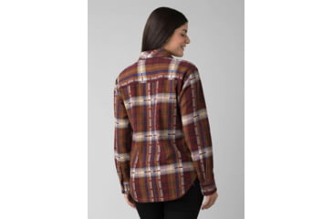 Image of prAna Emerick Lined Flannel - Women's, Small, Rhubarb, 1967061-600-S