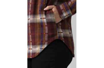 Image of prAna Emerick Lined Flannel - Women's, Small, Rhubarb, 1967061-600-S