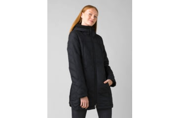 Image of prAna Esla Coat - Womens, Black, Small, 1962151-001-S