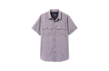 Image of prAna Garvan Short Sleeve Shirt - Men's, Medium, Charcoal, 1965641-020-ST-M