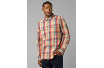 Image of prAna Glover Park Lined Flannel, Stone, XLarge, 1964501-250-ST-XL