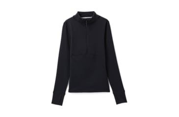 Image of prAna Ice Flow Half Zip Top - Women's, Large, Black, 1967511-001-L