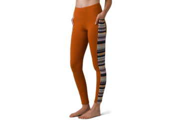 Image of prAna Laye Legging Pants, Gingerbread Tivoli, Medium, 1964191-800-RG-M