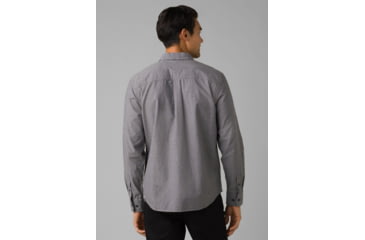 Image of prAna Lewisville Shirt, Dark Iron Scratch, Medium, 1964251-020-ST-M