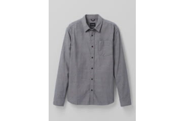 Image of prAna Lewisville Shirt, Dark Iron Scratch, Medium, 1964251-020-ST-M