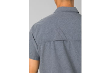 Image of prAna Lost Sol Short Sleeve Shirts - Mens, Nautical Heather, Extra Large, 1972351-400-SL-XL