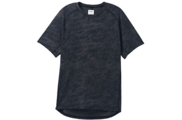 Image of prAna Mission Trails Short Sleeve Tee - Mens, Black Sandblast, Extra Large, 1972681-001-ST-XL