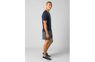 Image of prAna Mission Trails Short Sleeve Tee - Mens, Nautical Heather, Medium, 1972681-404-ST-M