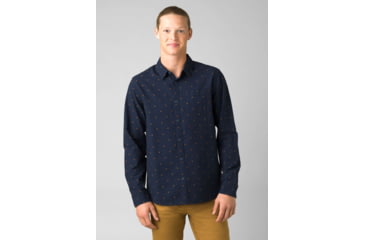 Image of prAna Mountain Drift Long Sleeve - Men's, Large, Nautical, 1968211-400-SL-L