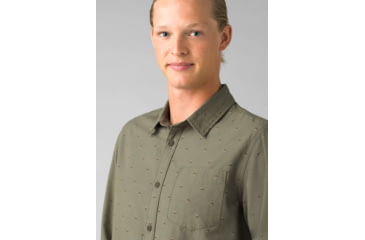 Image of prAna Mountain Drift Long Sleeve - Men's, Extra Large, Rye Green, 1968211-300-SL-XL