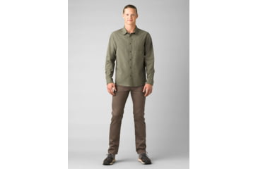 Image of prAna Mountain Drift Long Sleeve - Men's, Extra Large, Rye Green, 1968211-300-SL-XL