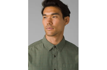 Image of prAna Park Hill Shirt - Mens, Deep Pine, S, 1968911-300-ST-S