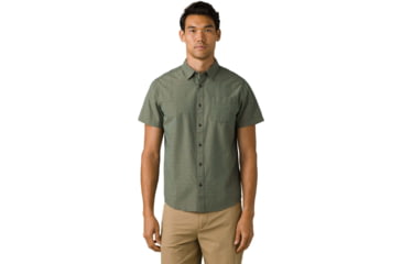 Image of prAna Park Hill Shirt - Mens, Deep Pine, S, 1968911-300-ST-S