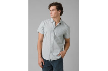 Image of prAna Park Hill Shirt - Mens, Sea Mist, XL, 1968911-400-ST-XL