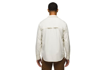 Image of prAna Lost Sol Long Sleeve Shirts - Mens, Chalk, S, 1972361-101-SL-S