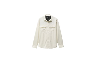 Image of prAna Lost Sol Long Sleeve Shirts - Mens, Chalk, S, 1972361-101-SL-S